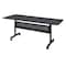 Kobe Rectangle FlipTop Table, 60" W, 29" H, Laminate Top, Gray MKFTM6030GY - alternate 1